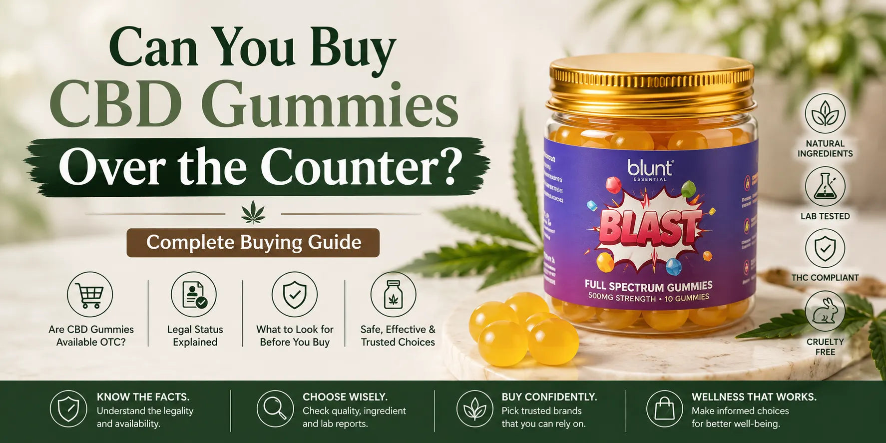 Can You Buy CBD Gummies Over the Counter?