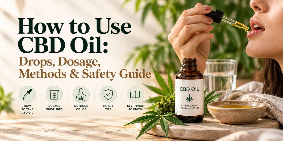 How to Use CBD Oil: A Complete Guide to Drops, Dosage, Safety and Different Uses