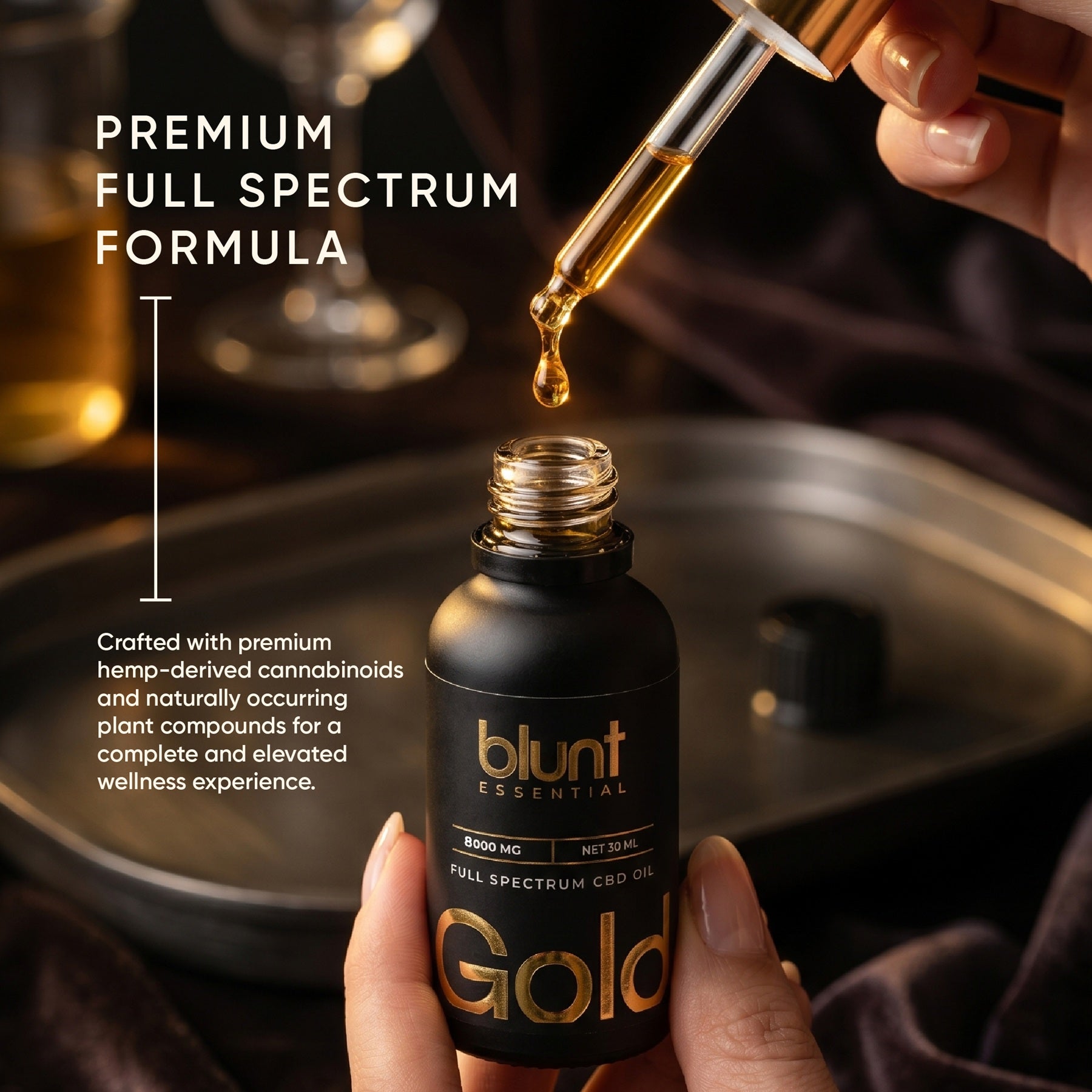 Blunt Gold +++ Full Spectrum Vijaya Oil 8000mg 1:7 (CBD:THC)