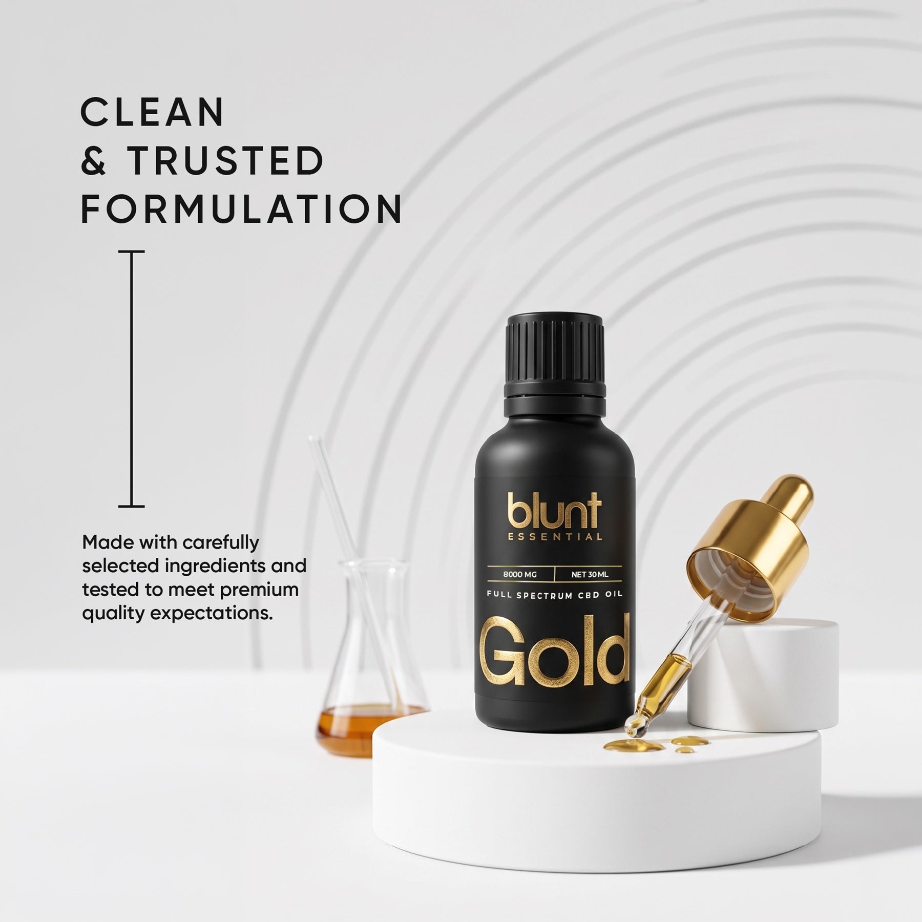 Blunt Gold +++ Full Spectrum Vijaya Oil 8000mg 1:7 (CBD:THC)
