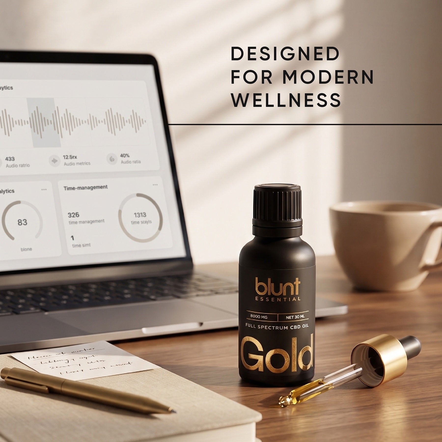 Blunt Gold +++ Full Spectrum Vijaya Oil 8000mg 1:7 (CBD:THC)