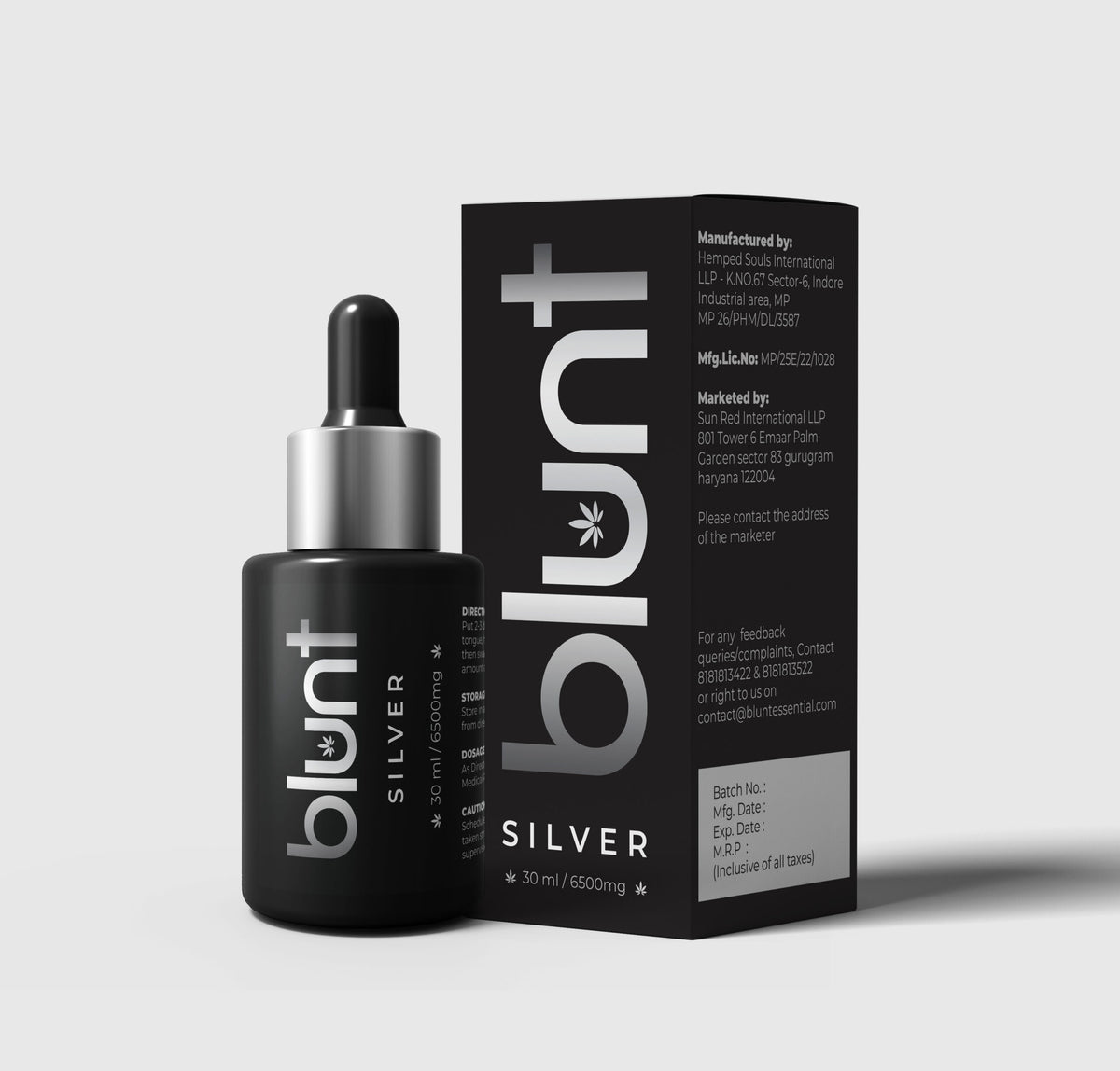 Blunt Silver ++5000mg <br>1:1 (CBD:THC)